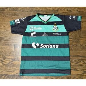 Charly Santos Laguna Soccer Club Away Jersey 2018/19 season Green/Black Medium